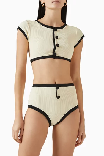 Grace High-rise Bikini Briefs