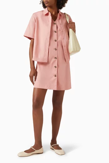 Cropped Shirt in Cotton