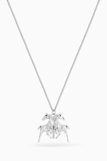 Ride or Die 2.0 Necklace in Sterling Silver