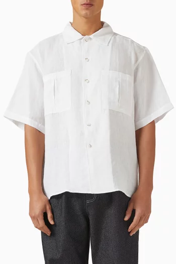 Patch Pocket Shirt in Linen