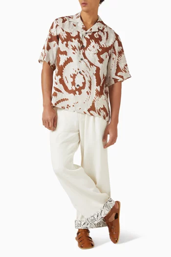 Paisley Shirt in Linen