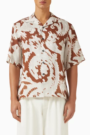 Paisley Shirt in Linen