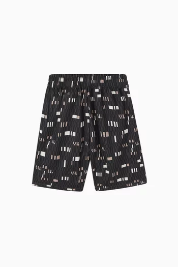 شورت بتقنية Dri-FIT وطبعات متعددة 