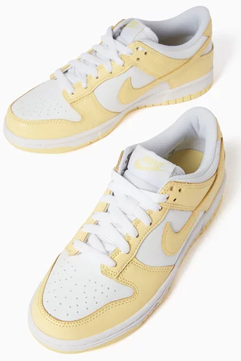Dunk Low-top Sneakers in Leather