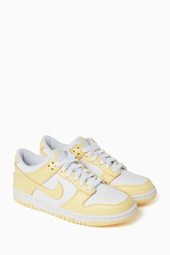 Dunk Low-top Sneakers in Leather