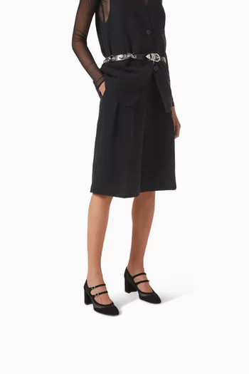 Alice Night 60 Mary Jane Pumps in Mesh & Suede