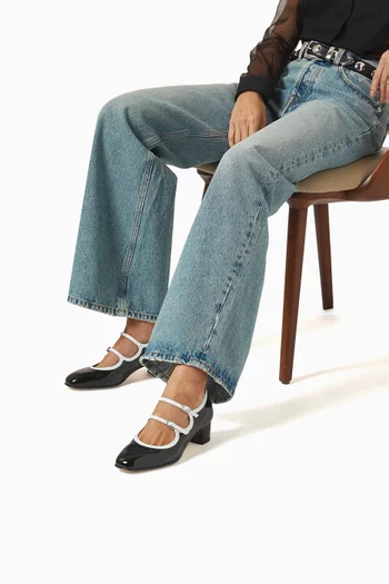 Bleuet 40 Mary Jane Pumps in Patent Leather