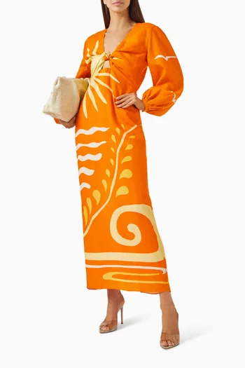 Rafaella Printed Maxi Dress