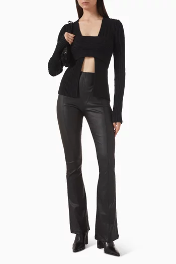 Double Layered Knit Top