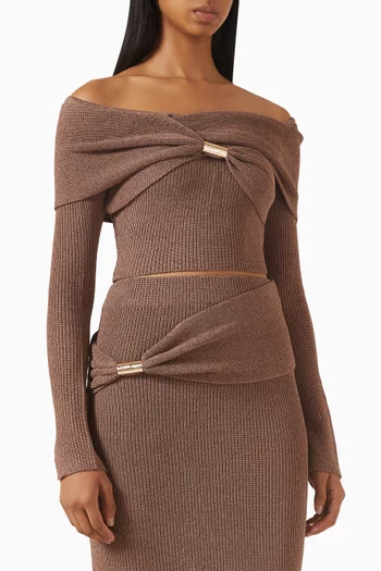 Asymmetrical Bardot Top