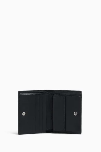 Mending Logo Bifold Wallet in Leather