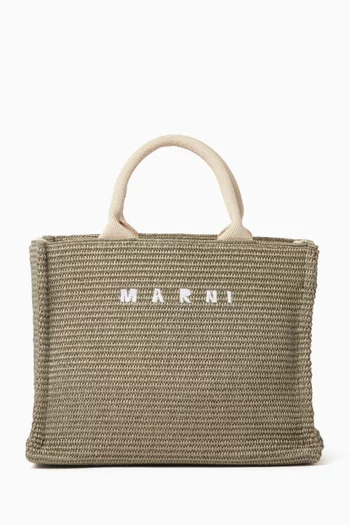 Small Tote Bag in Raffia