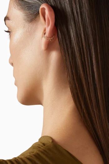 Chain Single Ear Cuff in 10kt Gold