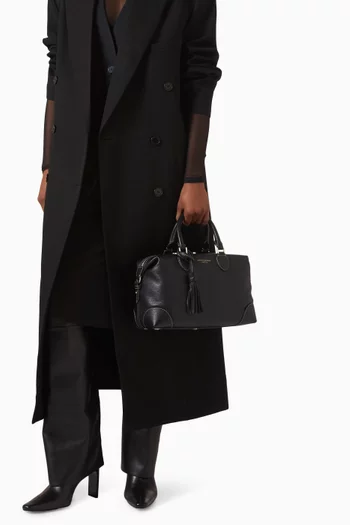 حقيبة بولينغ هادسون جلد حبيبي