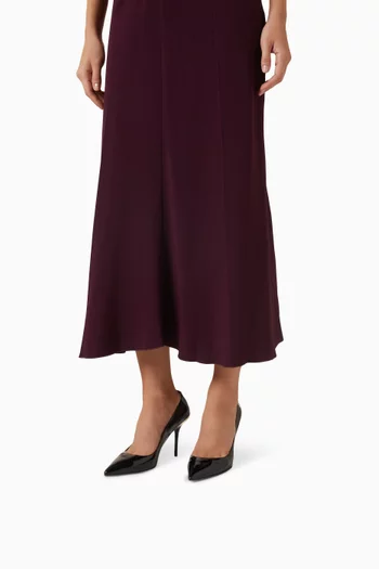 حذاء كلاسيك بكعب 95 مم جلد لامع