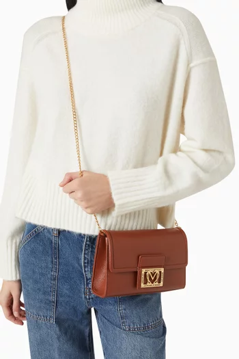 Small Crossbody Bag in Faux Leather
