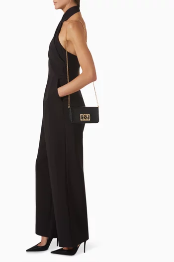 Small Locked In Crossbody Bag in Faux Leather