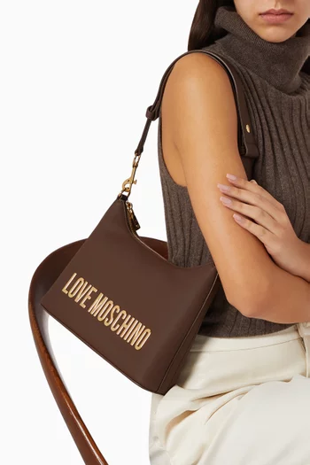 Bold Love Shoulder Bag in Faux Leather
