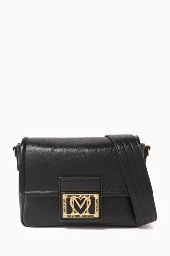 Small Locked In Crossbody Bag in Faux Leather