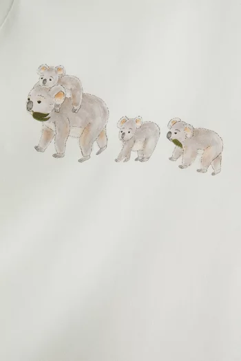 Australiana Koala T-shirt in Organic-cotton
