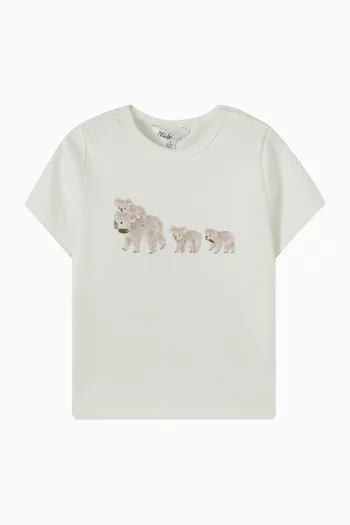 Australiana Koala T-shirt in Organic-cotton