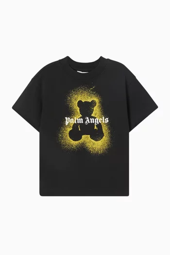 Spray Bear Graphic T-Shirt in Cotton
