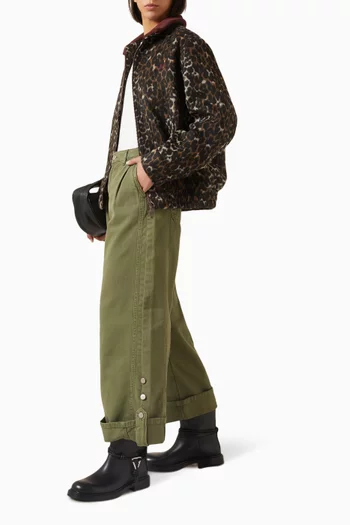 بنطال جينز وايلي بحواف مطوية دينم