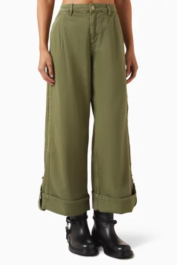 بنطال جينز وايلي بحواف مطوية دينم