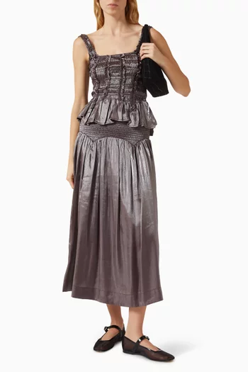 تنورة ليلى متوسطة الطول ستان