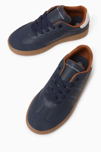 Jack Lace-up Sneakers in Faux Leather