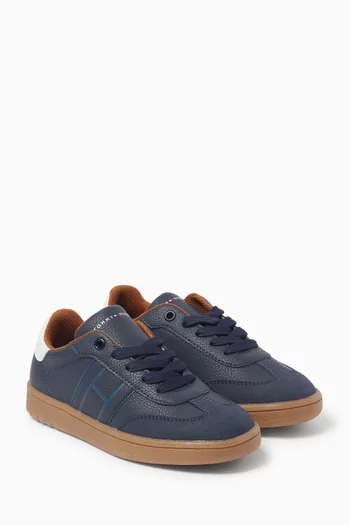 Jack Lace-up Sneakers in Faux Leather