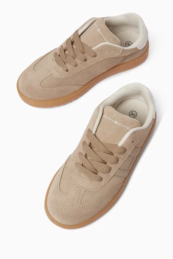 Jack Lace-up Sneakers in Faux Suede
