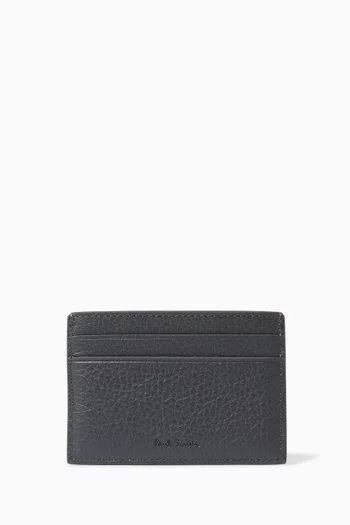 Card Case in Grained Leather