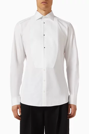 Tuxedo Shirt in Cotton