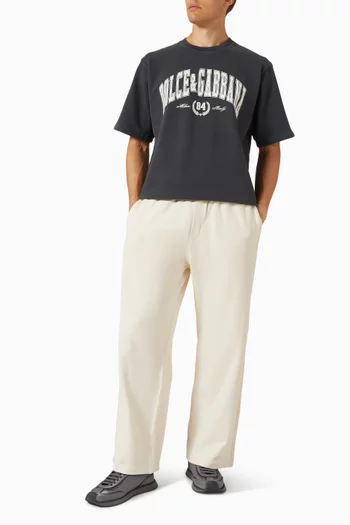 Printed T-shirt in Cotton