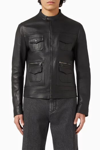 جاكيت بايكر جلد