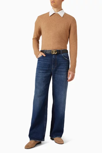 Round-neck Sweater in Knit