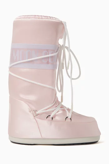Icon Knee Boots in Nylon