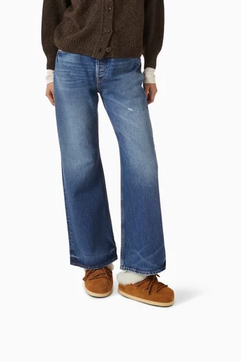 حذاء اي في اكس مفتوح من الخلف شمواه وفرو