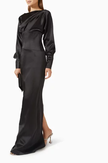 فستان ديفيرا بنمط مشد ستان