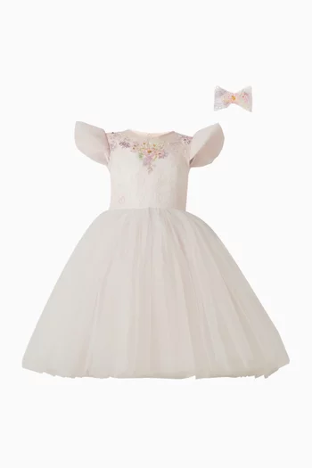 Embellished Dress in Tulle