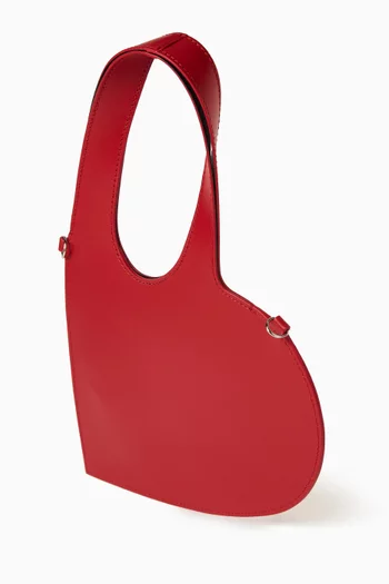 Baby Heart Tote Bag in Leather