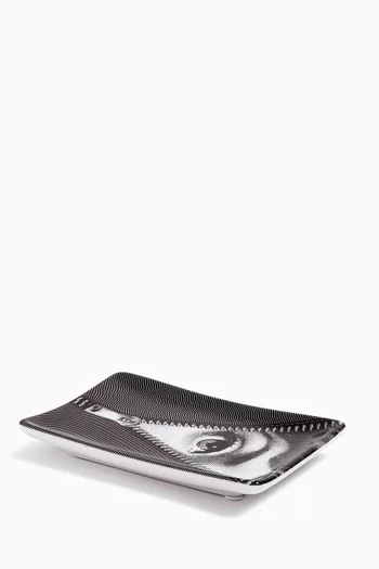 Tema e Variazioni N.401 Ashtray in Porcelain