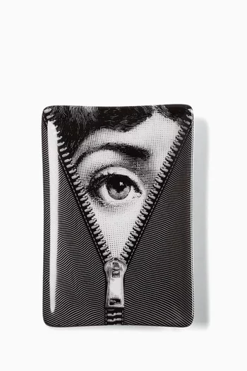 Tema e Variazioni N.401 Ashtray in Porcelain