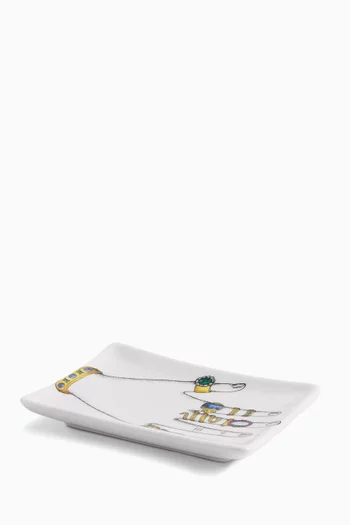 Hand with Rings Ashtray in Porcelain