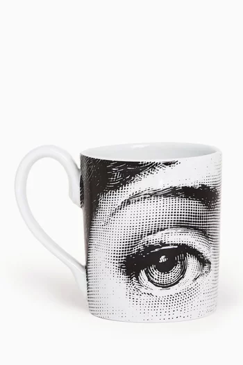 فنجان قهوة مزين بعين بورسلين