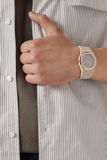 Polycarbon Quartz Watch, 37mm