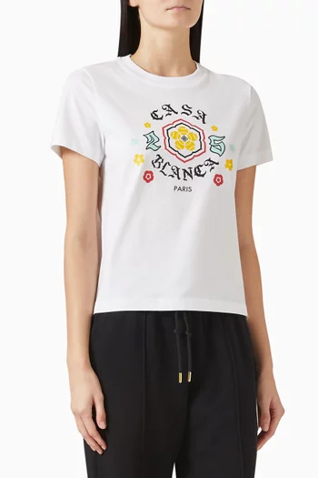 Tennis Club Icon T-shirt in Cotton