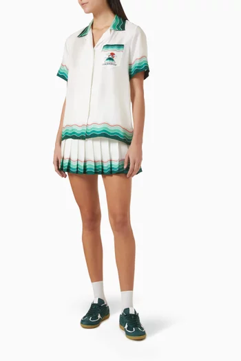 Montagne Ondulee Shirt in Silk