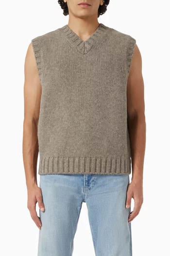 Vest in Yak-blend